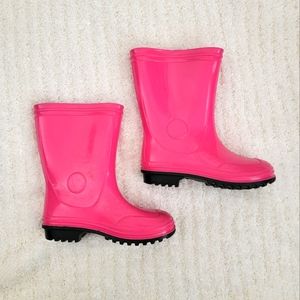 Pink Rain Boots Size 11